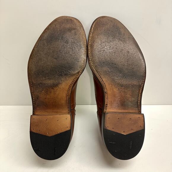Alden 911 Medallion Perf Tip Bal Oxford (Burnished Tan Calf) 7.5 E UNWORN HEELS main image 12